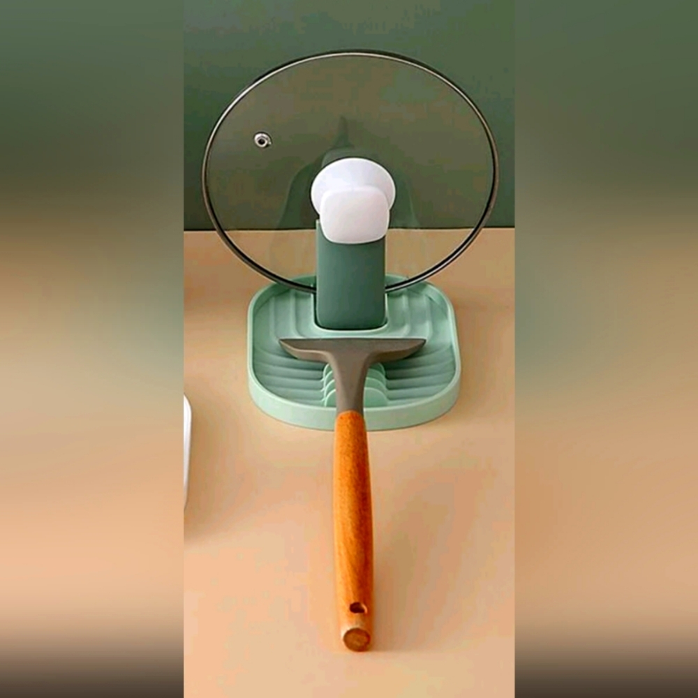 Plastic Lid and spoon rest
